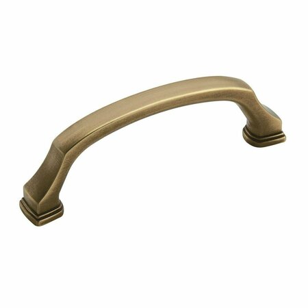 London 5-1/16 In 128 Mm Center-to-Center Golden Champagne/Black Chrome Cabinet Pull